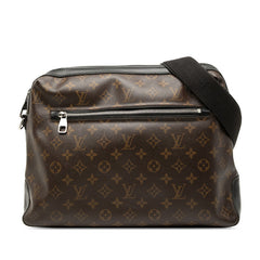 ルイ ヴィトン モノグラム マカサー トーレス ショルダーバッグ M40387 ブラウン ブラック PVC レザー レディース LOUIS VUITTON 【中古】
