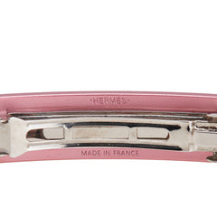 エルメス カプリス バレッタ ピンク アルミニウム レディース HERMES 【中古】