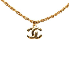 シャネル ココマーク ネックレス ゴールド メッキ レディース CHANEL 【中古】