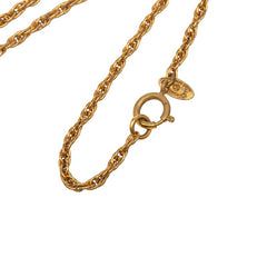 シャネル ココマーク ネックレス ゴールド メッキ レディース CHANEL 【中古】