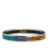 エルメス エマイユPM 七宝焼き バングル シルバー マルチカラー メタル レディース HERMES 【中古】