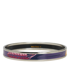 エルメス エマイユPM 七宝焼き バングル シルバー マルチカラー メタル レディース HERMES 【中古】