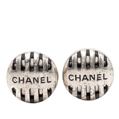 シャネル ヴィンテージ ラウンド イヤリング 99P刻印 シルバー メタル レディース CHANEL 【中古】