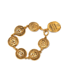 シャネル ココマーク 31 RUE CAMBON ル カンボン ヴィンテージ ブレスレット ゴールド メッキ レディース CHANEL 【中古】