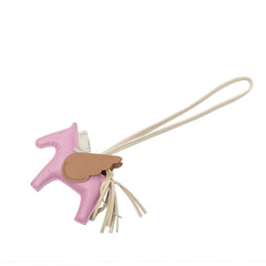 エルメス ロデオPM ペガサス バッグチャーム チャーム モーヴシルベストル チャイ クレ アニョーミロ レディース HERMES 【中古】