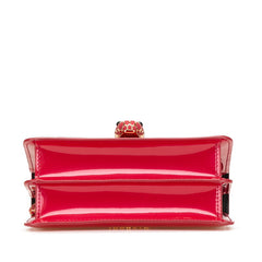 ブルガリ セルペンティ フォーエバー チェーン ショルダーバッグ ピンク エナメル レディース BVLGARI 【中古】