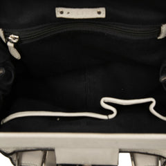 セリーヌ ロゴ ハンドバッグ ショルダーバッグ 2WAY ベージュ レザー レディース CELINE 【中古】