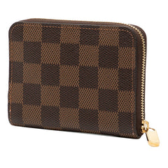 ルイ ヴィトン ダミエ ジッピーコインパース ヴィヴィエンヌ コインケース N40721 ブラック マルチカラー PVC レディース LOUIS VUITTON 中古