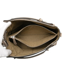 フェンディ バイザウェイ ハンドバッグ ショルダーバッグ 2WAY 8BL146 グレージュ レザー レディース FENDI 【中古】