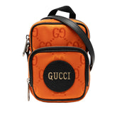 グッチ オフ ザ グリッド GG ショルダーバッグ 643882 オレンジ ナイロン ユニセックス GUCCI 【中古】