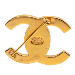 シャネル ココマーク ターンロック ロゴ ブローチ 96P ゴールド メッキ レディース CHANEL 【中古】