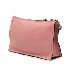 プラダ エチケット ショルダーバッグ 1NE006 ピンク レザー レディース PRADA 【中古】