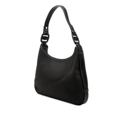 サルヴァトーレフェラガモ ハンドバッグ ワンショルダーバッグ AU-21-3374 ブラック レザー キャンバス レディース Salvatore Ferragamo 【中古】
