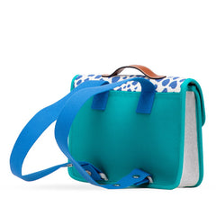 エルメス カルターブル ジャングル リュック バックパック ブルー ブラウン グリーン トワルアッシュ レザー レディース HERMES 【中古】