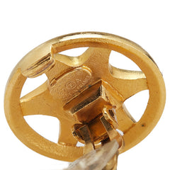 シャネル ヴィンテージ ココマーク スター 星 イヤリング ゴールド メッキ レディース CHANEL 【中古】