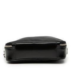 プラダ トライアングルロゴ RE-Nylon ショルダーバッグ 2VH070 ブラック ナイロン パテントレザー レディース PRADA 【中古】