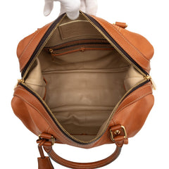 ルイ ヴィトン サック ルイ VIP顧客限定 ハンドバッグ ボストンバッグ ブラウン レザー レディース LOUIS VUITTON 【中古】