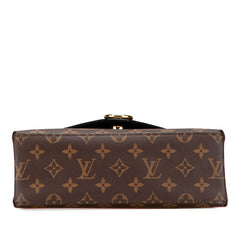 ルイ ヴィトン モノグラム エピ サンミシェル ショルダーバッグ M44030 ノワール ブラウン PVC レザー レディース LOUIS VUITTON 【中古】