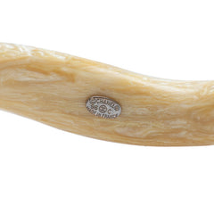 シャネル ココマーク バングル ベージュ ウッド レディース CHANEL 【中古】