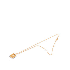 エルメス アスドゥクールPM ネックレス ゴールド マルチカラー メッキ ヴォースイフト レディース HERMES 【中古】