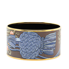 エルメス エマイユTGM 七宝焼き バングル ゴールド マルチカラー メッキ レディース HERMES 【中古】