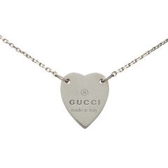 グッチ ハート モチーフ ネックレス SV925 シルバー レディース GUCCI 中古