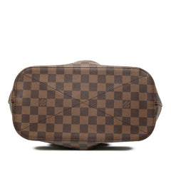 ルイ ヴィトン ダミエ シエナMM ハンドバッグ ショルダーバッグ 2WAY N41546 エベヌ ブラウン PVC レザー レディース LOUIS VUITTON 【中古】