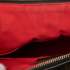 ルイ ヴィトン ダミエ シエナMM ハンドバッグ ショルダーバッグ 2WAY N41546 エベヌ ブラウン PVC レザー レディース LOUIS VUITTON 【中古】