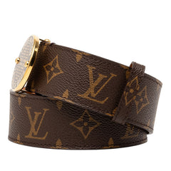 ルイ ヴィトン モノグラム サンチュール T&B ベルト サイズ:80/32 M6975W ブラウン PVC レザー レディース LOUIS VUITTON 【中古】