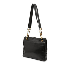 シャネル ココマーク トートバッグ ワンショルダーバッグ ブラック キャビアスキン レディース CHANEL 【中古】