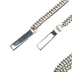 サンローラン ウォレットチェーン シルバー メタル レディース SAINT LAURENT 【中古】