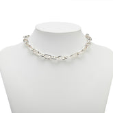 エルメス シェーヌダンクルGM 29コマ ネックレス SV925 シルバー メンズ HERMES 【中古】