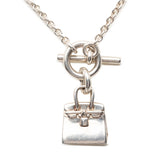 エルメス アミュレット バーキン ペンダント ネックレス SV925 シルバー レディース HERMES 【中古】