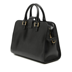 サンローラン ベイビーカバス ハンドバッグ ショルダーバッグ 2WAY 472466 ブラック レザー レディース SAINT LAURENT 【中古】