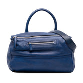 ジバンシー パンドラ ハンドバッグ ショルダーバッグ 2WAY ブルー レザー レディース Givenchy 中古