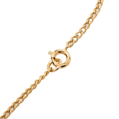 シャネル スター 星 ネックレス ゴールド ブラック メッキ エナメル レディース CHANEL 【中古】