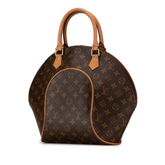 ルイ ヴィトン モノグラム エリプスMM ハンドバッグ M51126 ブラウン PVC レザー レディース LOUIS VUITTON 【中古】