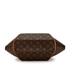 ルイ ヴィトン モノグラム エリプスMM ハンドバッグ M51126 ブラウン PVC レザー レディース LOUIS VUITTON 【中古】