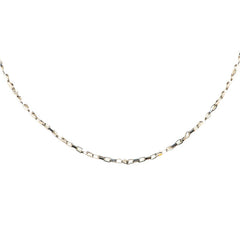 ルイ ヴィトン コリエ ダミエカラーズ チェーンのみ ネックレス M62490 シルバー メタル レディース LOUIS VUITTON 【中古】