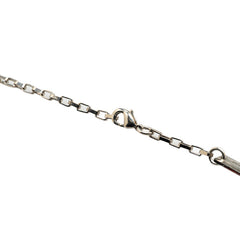 ルイ ヴィトン コリエ ダミエカラーズ チェーンのみ ネックレス M62490 シルバー メタル レディース LOUIS VUITTON 【中古】