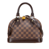 ルイ ヴィトン ダミエ アルマBB ハンドバッグ ショルダーバッグ 2WAY N41221 ブラウン PVC レザー レディース LOUIS VUITTON 【中古】