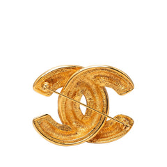 シャネル マトラッセ ココマーク ブローチ ゴールド メッキ レディース CHANEL 【中古】