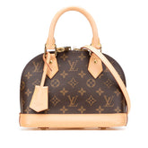 ルイ ヴィトン モノグラム アルマBB ハンドバッグ ショルダーバッグ 2WAY M53152 ブラウン PVC レザー レディース LOUIS VUITTON 【中古】