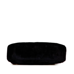 シャネル マトラッセ ココマーク チェーン トートバッグ ネイビー スウェード レディース CHANEL 【中古】