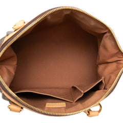 ルイ ヴィトン モノグラム ティヴォリPM ハンドバッグ M40143 ブラウン PVC レザー レディース LOUIS VUITTON 【中古】