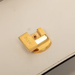 グッチ シルヴィ ミニ ハンドバッグ ショルダーバッグ 2WAY 470270 ホワイト ネイビー レッド レザー レディース GUCCI 【中古】