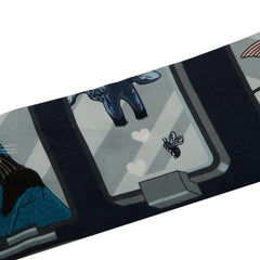 エルメス ツイリー STORY ストーリー スカーフ ネイビー マルチカラー シルク レディース HERMES 【中古】