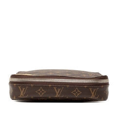 ルイ ヴィトン モノグラム ホライゾン ポーチ M42663 ブラウン PVC レザー レディース LOUIS VUITTON 【中古】
