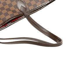 ルイ ヴィトン ダミエ ネヴァーフルMM ショルダーバッグ トートバッグ N51105 ブラウン PVC レザー レディース LOUIS VUITTON 【中古】