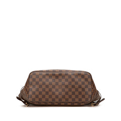 ルイ ヴィトン ダミエ ネヴァーフルMM ショルダーバッグ トートバッグ N51105 ブラウン PVC レザー レディース LOUIS VUITTON 【中古】
